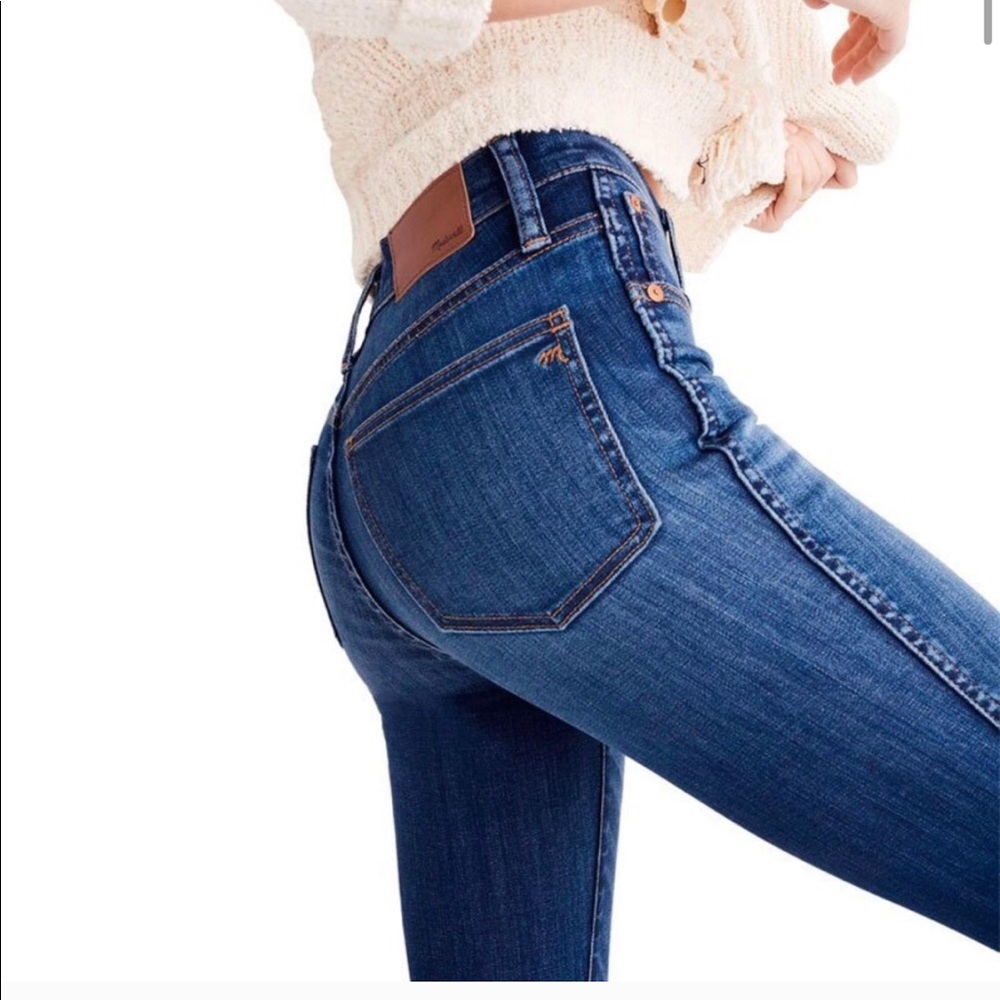 Madewell 10 inch high rise skinny tall
